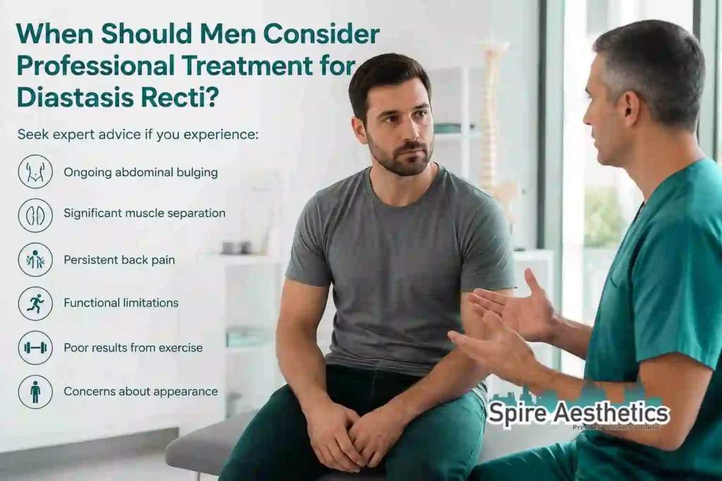 When Should Men Consider Professional Treatment for Diastasis Recti Craigmillar?